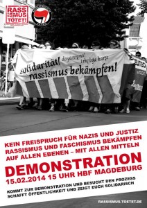 Magdeburg 15.02.: Kein Freispruch für Nazis und Justiz!